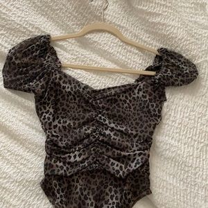 Cheetah Mesh Bodysuit